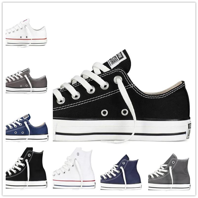 

Classic White Vulcanized Canvas Shoes Chuck-Taylor Aylor Unisex Sports Skateboarding Men Women Black Sneakers