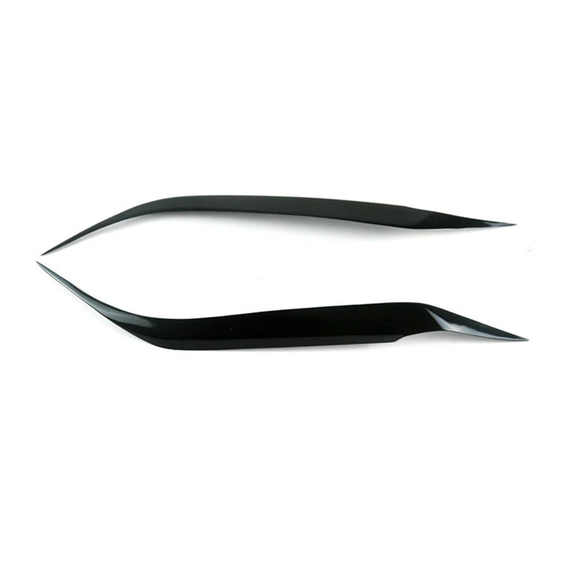 

for Mazda 3 Sedan 2004-2009 Glossy Black Car Sticker Front Headlights Eyebrow Eyelid Trim Cover