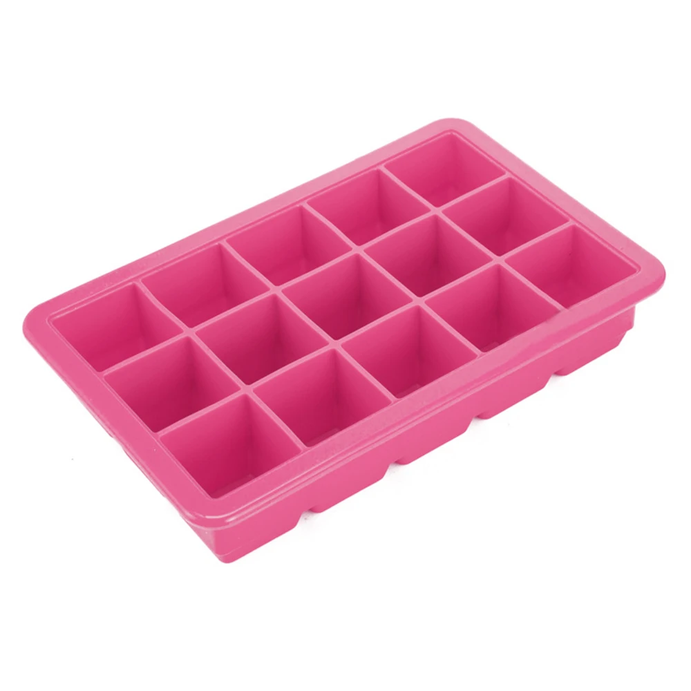 

DIY Silicone Ice Cube Tray Mold Square Shape Ice Cream Maker Kitchen Accessories Ice Cream DIY Molds Tool
