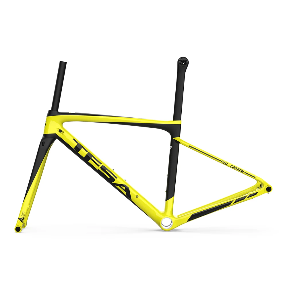 Дешево 2021 новая углеродная рама для шоссейного велосипеда, все внутренние Проводные рамы, руль, стержень, вилка, подседельный штырь, гарнитура и за...