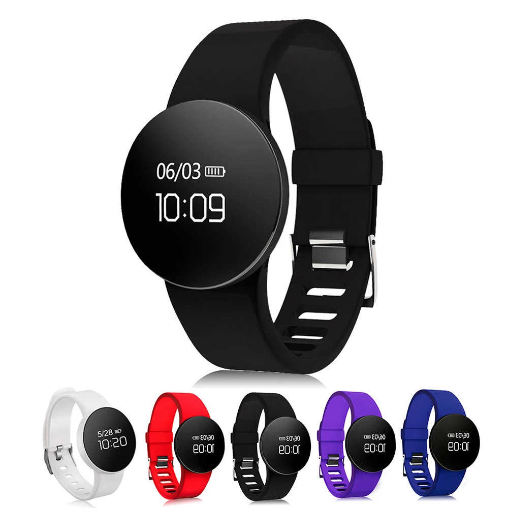 Смарт часы фитнес трекер IP67 мониторинг сна запись напоминание Bluetooth браслет для