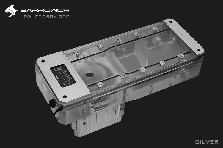 

Barrowch FBD5BX, Digital Display PWM 18W Pump With Reservoir Combinations, Box Fish D5 Series, Integrated Pump + Reservoir