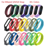 colors bracelet for xiaomi mi band 4 5 6 sport strap watch silicone wrist strap for xiaomi mi band 5 6 bracelet miband 4 3 strap
