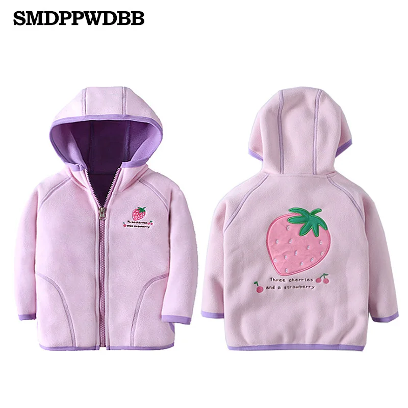 Light Purple От 2 до 8 лет мальчиков и девочек; зимние модные спортивные толстовки с капюшоном; теплая флисовая толстовка с рисунком; детская одежда для мальчиков; пальто для маленьких детей; куртка; одежда - Цвет: Light Purple