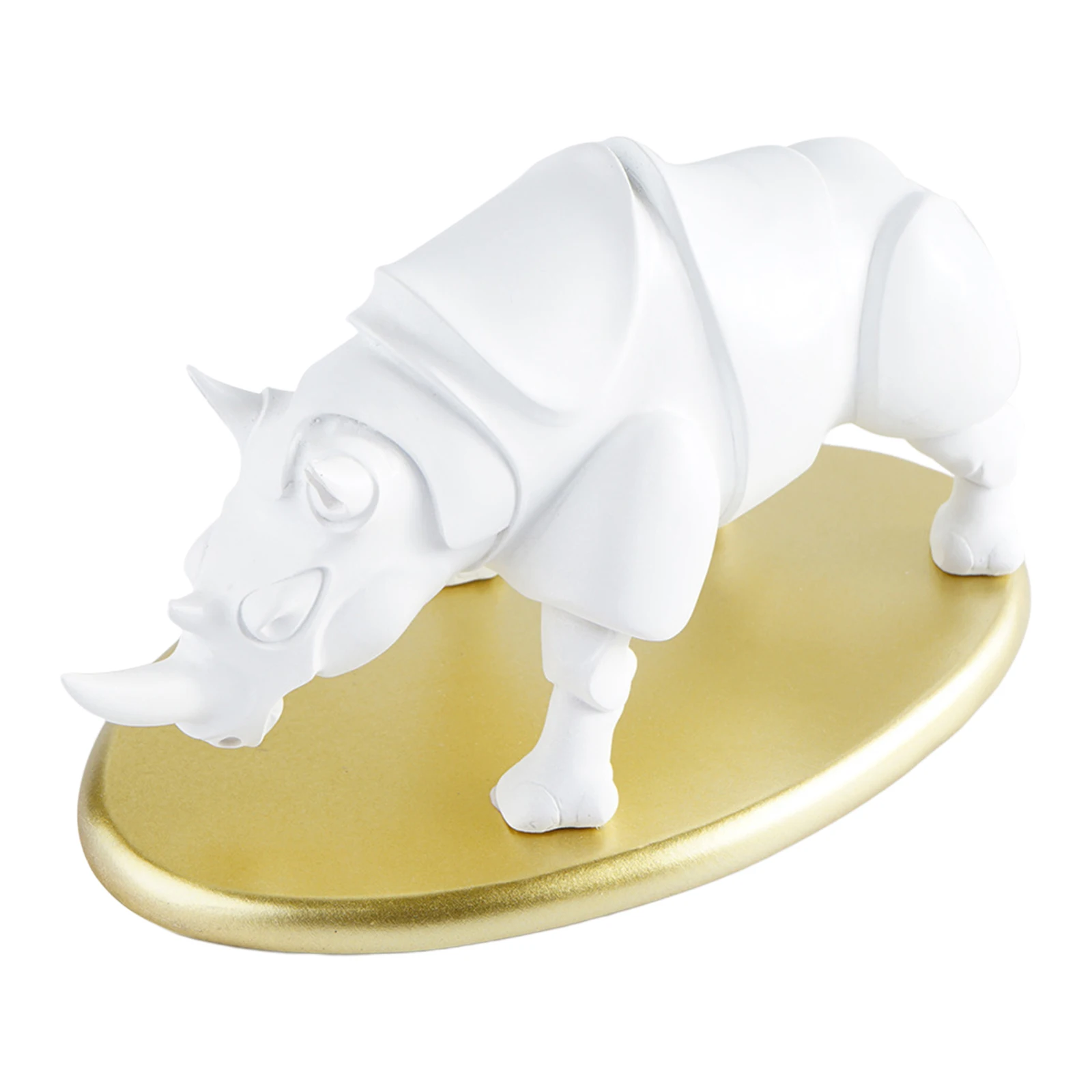 Полимерная скульптура носорогов статуя ручной работы для гостиной прихожей