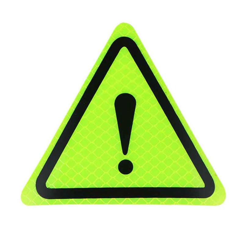 Universal Reflective Sticker Car Bodywork Decorative Paster Motorcycle Triangle Warning Label DIY Stickers | Автомобили и