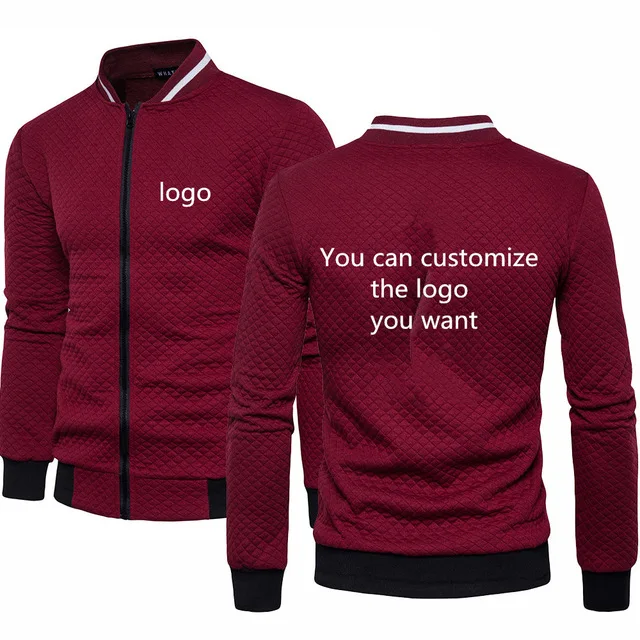 

Men Jacket Custom Logo Car Anime Funny Print Fashion High Quality Cotton Men's baseball jacket Sweatshirts b