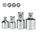 Переходник со стальным храповым механизмом, редуктор преобразователя со стальной головкой от 12 до 38 от 38 до 14 от 14 до 38, инструменты для ремонта автомобиля, велосипеда, гаража