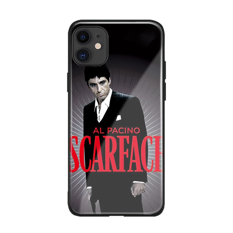Scarface 1983 пленка Аль Пачино мягкий силиконовый стекло чехол для телефона iPhone SE 6 6s 7 8