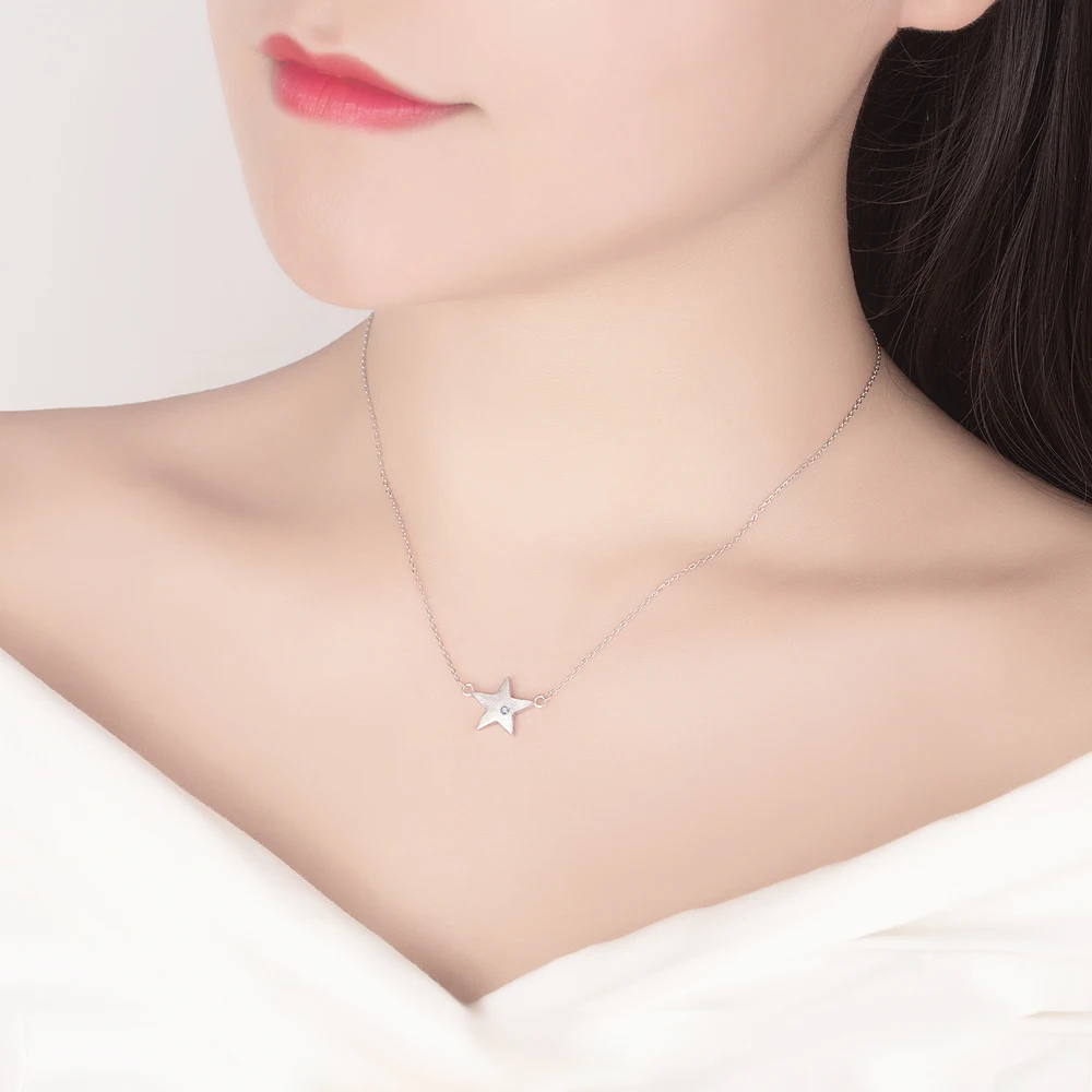 Женская короткая цепочка подвеска в виде пентаграммы ожерелье подарок чокер из