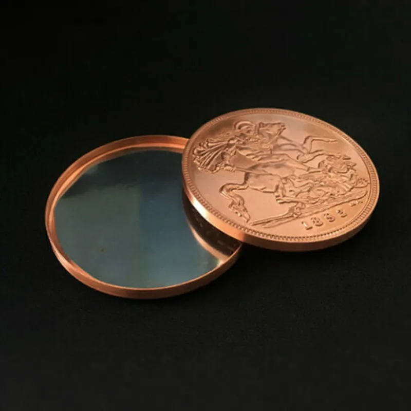 Мерцающая Расширенная оболочка (старинная монета королевы Виктории хвост медь)