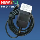 2021 новейший интерфейс Wesheu VCDS V2 Super COM 21,3 для сидений VW AUDI Skoda 21,3 английский польский немецкий французский Atmega162