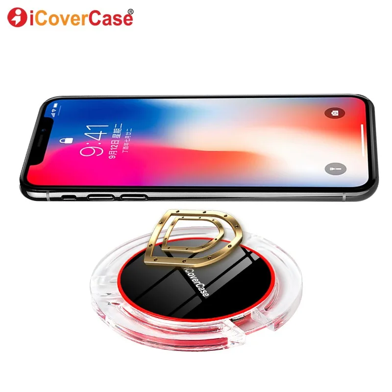 Qi Беспроводное зарядное устройство для samsung Galaxy S10 S10+ S 10 Plus S10e S10 5G зарядное устройство для телефона портативное беспроводное зарядное устройство с USB питанием