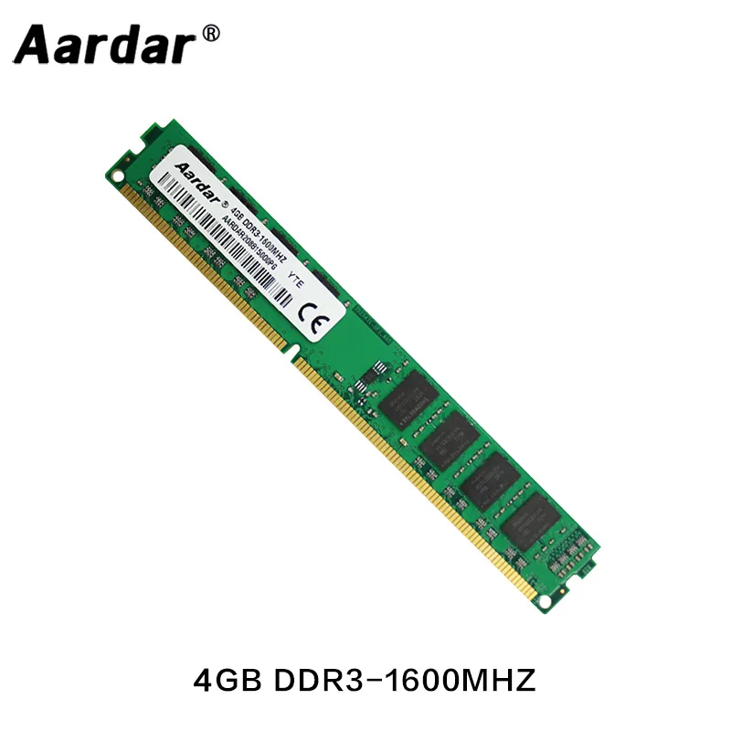 Оперативная память Aardar для компьютера ОЗУ 2 Гб 1600 МГц 4 8 DDR3 1333 настольного