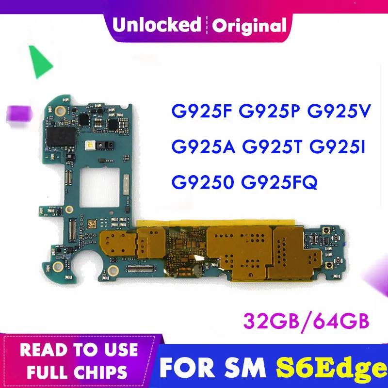 Оригинальная материнская плата для Samsung Galaxy S6 Ge G925F G925P G925V G925A G925T G925I G9250 G925FQ полная