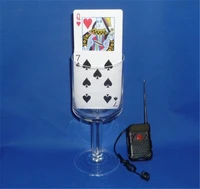 remote control card rise magic tricks card stage magic props illusions mentalism gimmick magician chosen card rising fun