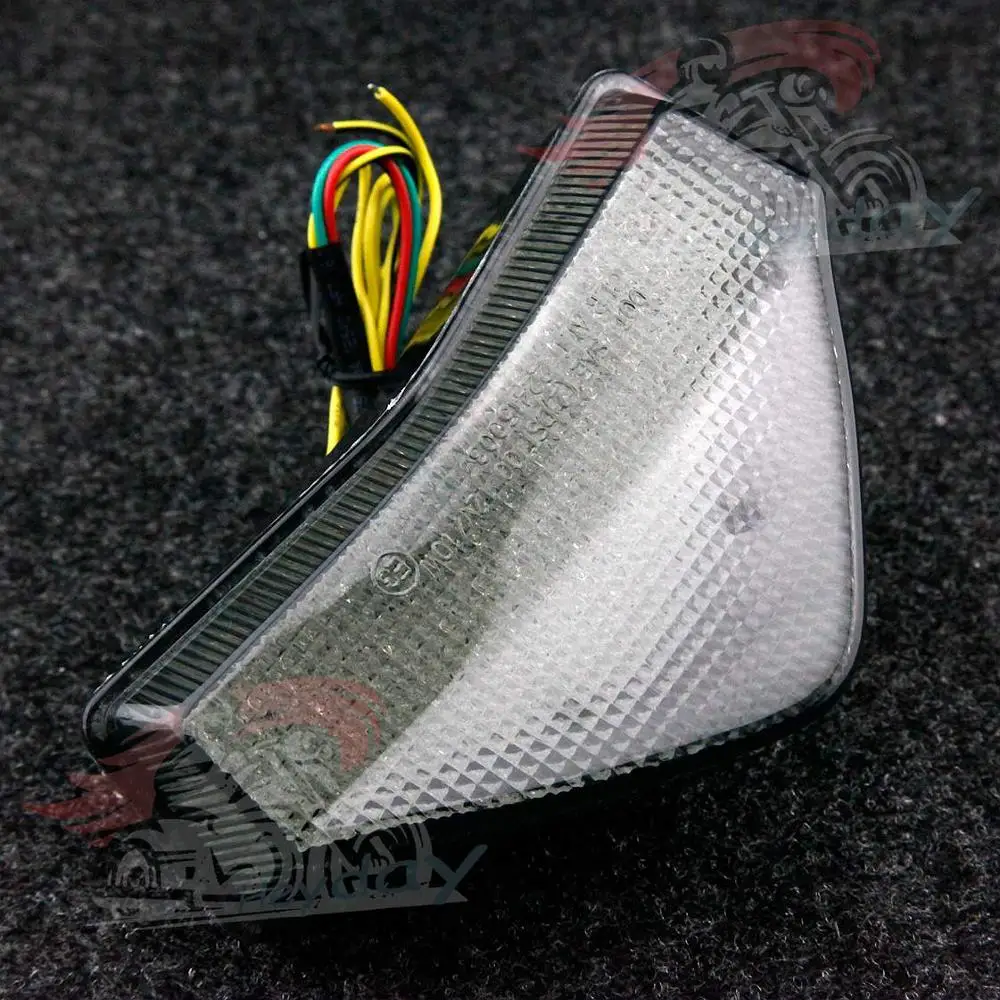 Мотоциклетный светодиодный задний фонарь интегрированные поворотные сигналы