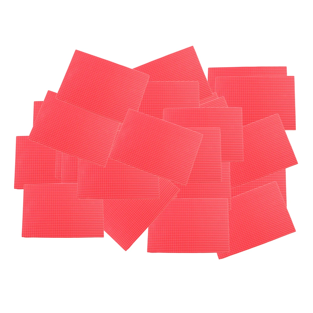

30Pcs 1:25 Roof Tile Plastic Sheet Modeling Board Modeling Accessories