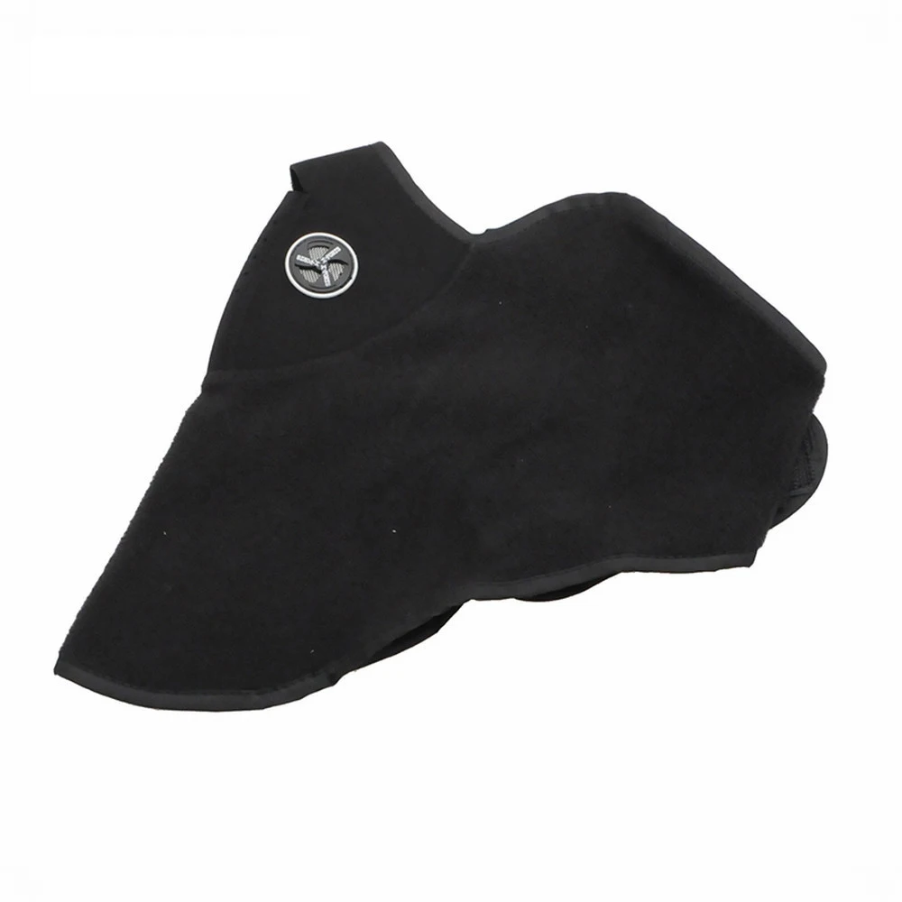 Флисовая теплая маска на половину лица для велосипеда защита капюшона лыж