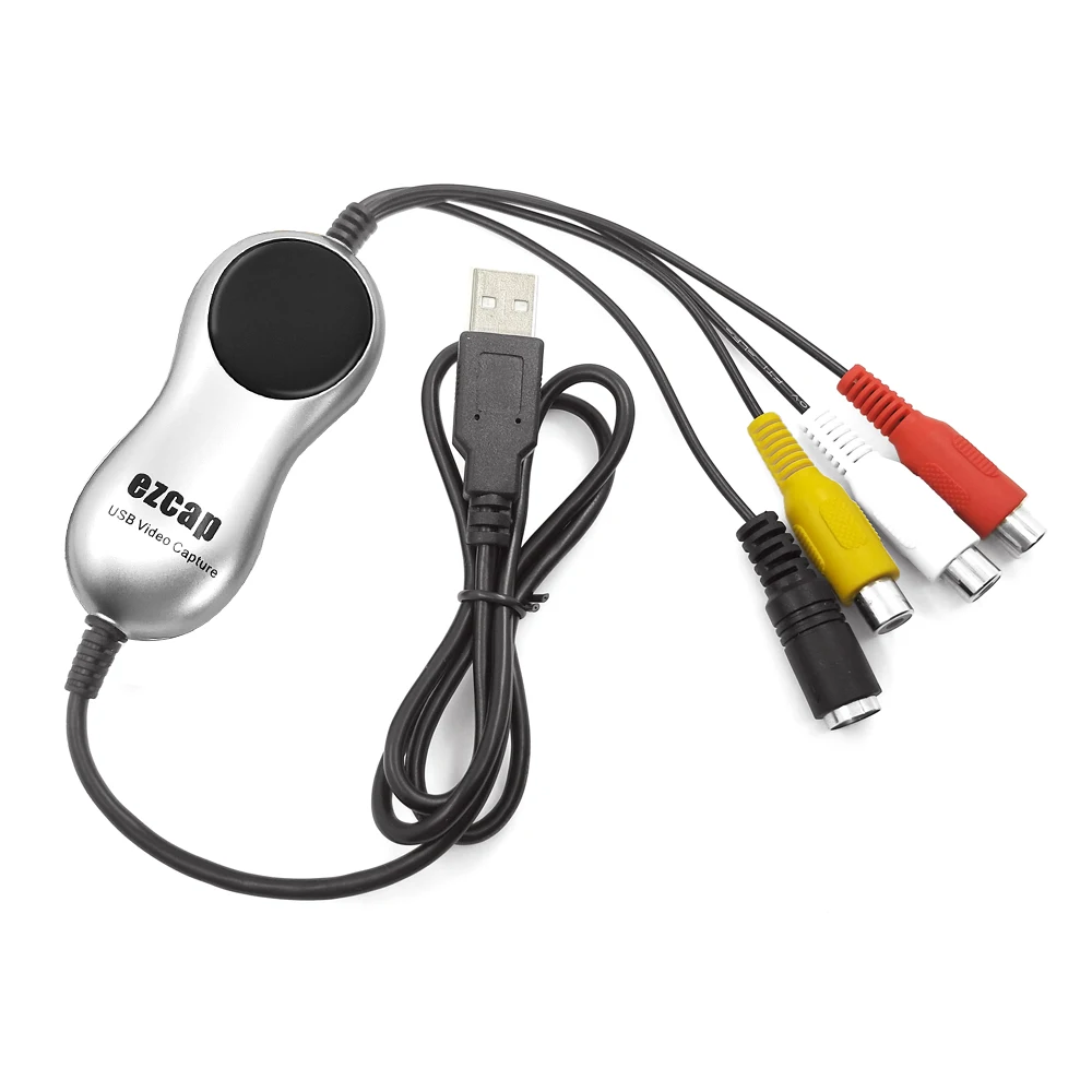 EZCAP USB 2 0 HD видеозахват ТВ DVD VHS DVR аналоговый видеорегистратор адаптер устройство