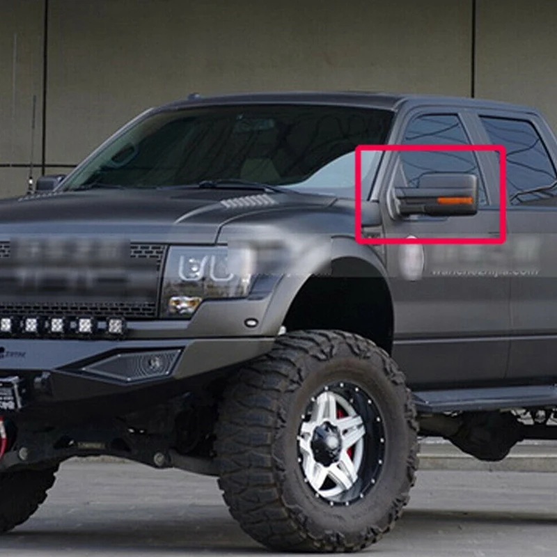 2 шт. дым светодиодный под Боковая дверь Зеркало указатели поворота для F-150 Raptor