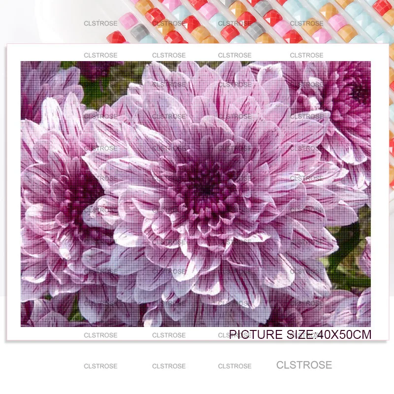 

Diy Decorative Diamond Painting Flower Home Decoration Square Diamond Round Diamond Embroidery Cross Stitch for Bedroom