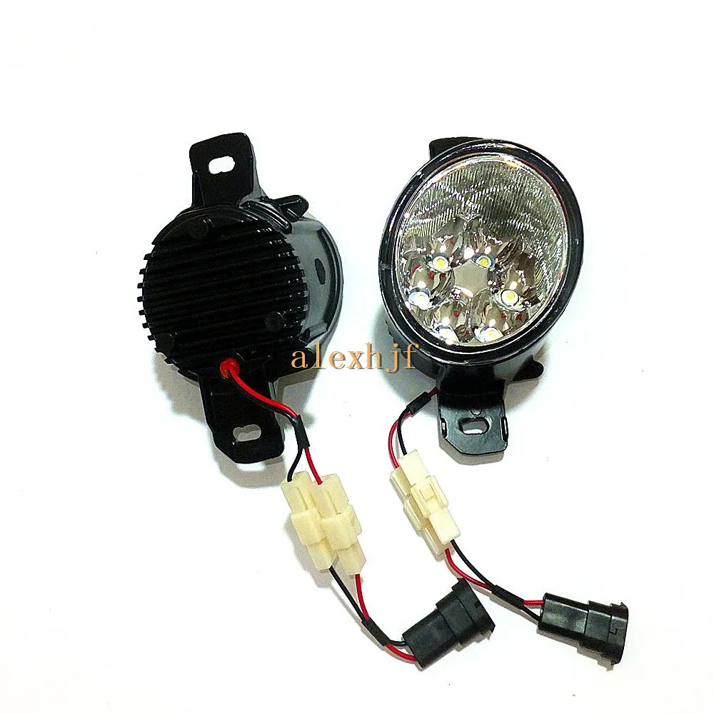 July King 18W 6LEDs H11 LED Fog Lamp Assembly Case for Nissan Dualis Qashqai 2007-2015 6500K 1260LM Daytime Running Lights | Автомобили и
