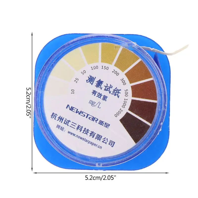 Новинка 2020 тест-полоски хлора качества воды для плавательного бассейна