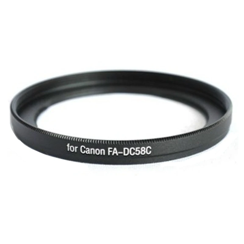 Металлический Fa Dc58c адаптер для объектива 58 мм резьба Canon Powershot G1 X|Адаптеры