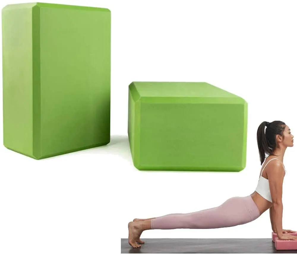 

Yoga Block Brick EVA Gym Blocks Foam Brick Pilates Yoga Blocks Cubes Brick Yoga Exercise Workout Training Bodybuilding Equipment