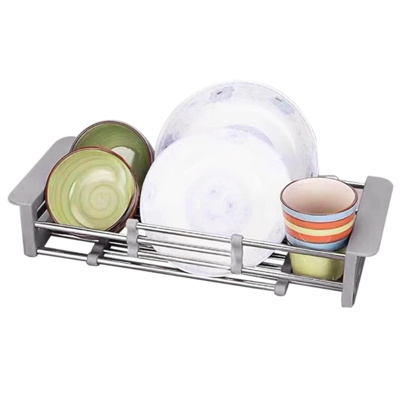 Сливная корзина для раковины из нержавеющей стали выдвижная сушилка посуды