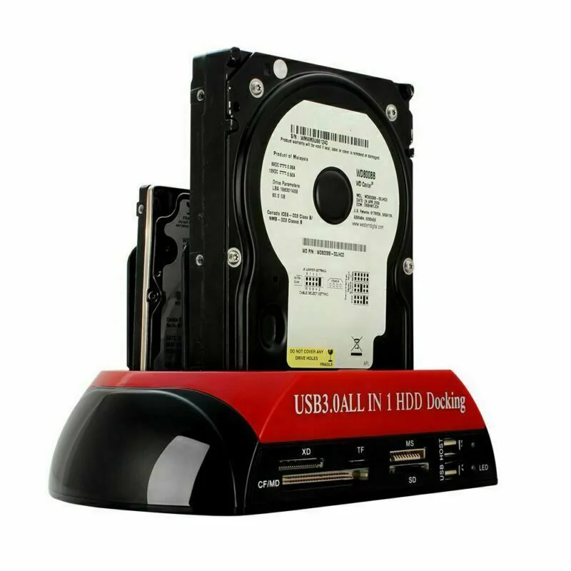 Док-станция для жестких дисков IDE/SATA док-станция Все в 1 USB хаб кардридер