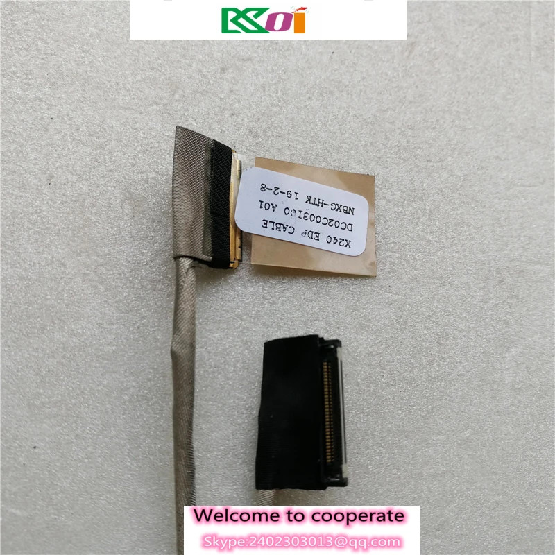 

Suitable for Lenovo IBM ThinkPad x230s x240 x240s x250 screen cable dc02c003i00