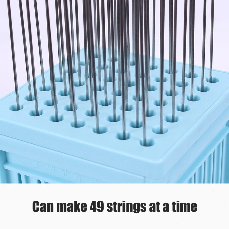 

Meat Skewer Maker Wear Meat String Machine 49 Holes BBQ meat skewer tools tofu Skewer Machine Grill Barbecue Kitchen Accessories