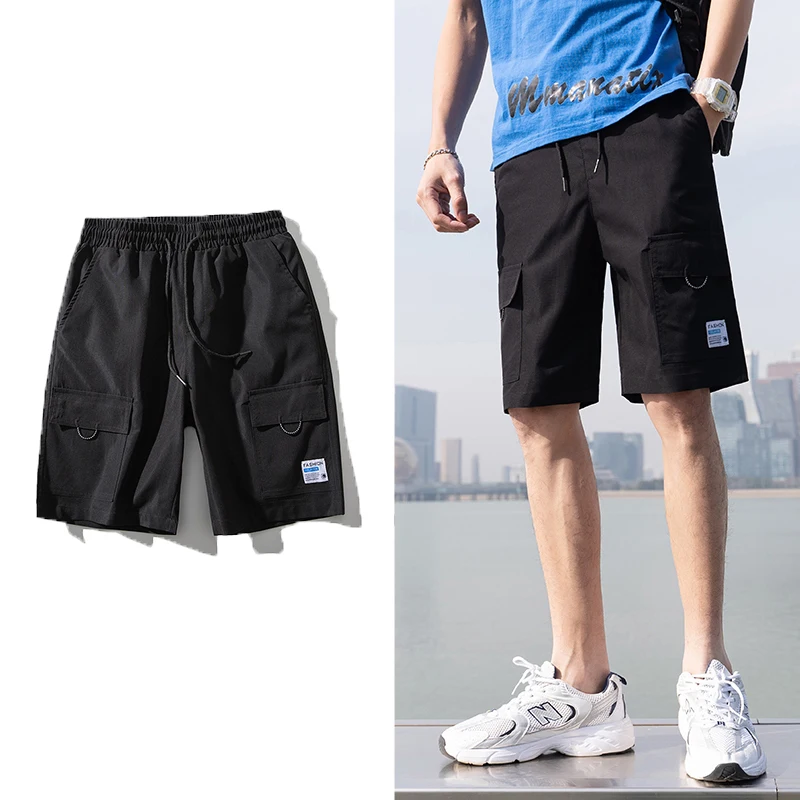 

Hot Sale Bottoms Fashion Breathable Unisex Newness Summer Street Fitness Style Plain Casual High Quality 2021 Shorts Streetwear