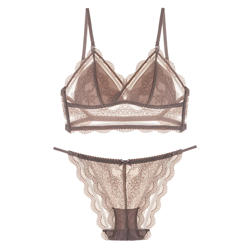 Новинка 2020 сексуальный кружевной комплект с бюстгальтером большой открытой