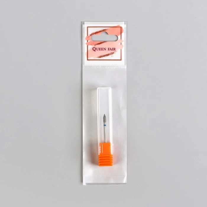 Фреза алмазная для маникюра Цилиндр заострённый средняя зернистость 1 8 × 6 мм |