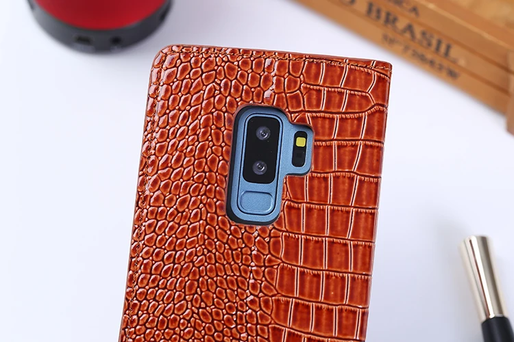 Флип-чехол для телефона для samsung A10 A20 A30 A50 A70 A5 A7 A8 2018PU для карт и узором «крокодиловая кожа» для Galaxy S7 S8 S9 S10 Plus Note 8 9 10+ чехол