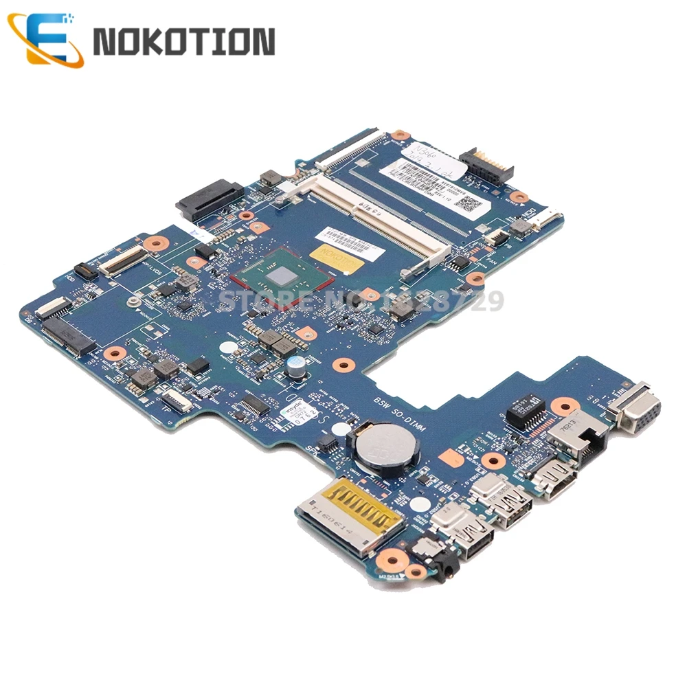 NOKOTION 858040-001 858040-501 Материнская плата для HP 14-AM ноутбука 6050A2823301-MB-A01 SR2KN N3060 CPU DDR3