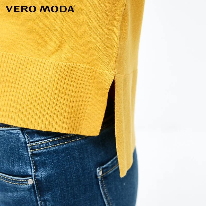 Vero Moda зимний круглый свитер с вырезом | 319124529 Женская одежда