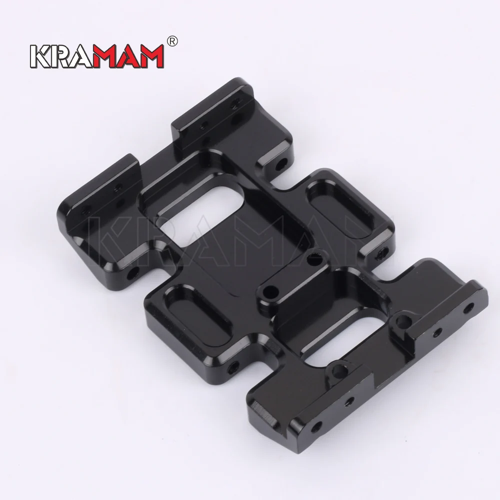 

Anodized Aluminum Skid Plate Transmission Mount for 1/10 RC Crawler SCX10 90022 90028 Upgrade Parts