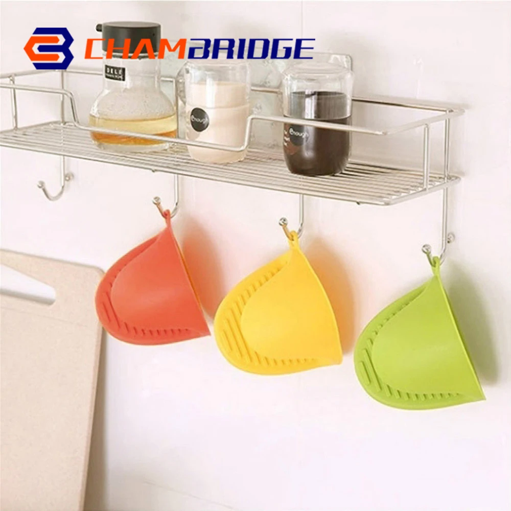 

1Pc Kitchen Silicone Heat Resistant Gloves Clips Insulation Non Stick Anti-slip Pot Bowl Holder Clip Cooking Baking Oven Mitts