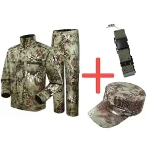 Army green army military equipment tactical military camouflage hunting men suit of clothes фото