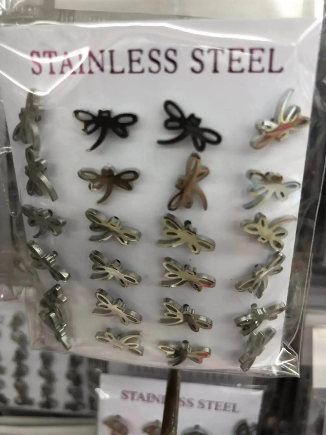 12 парт/лот винтажные дизайнерские серьги в виде стрекозы для женщин ювелирные