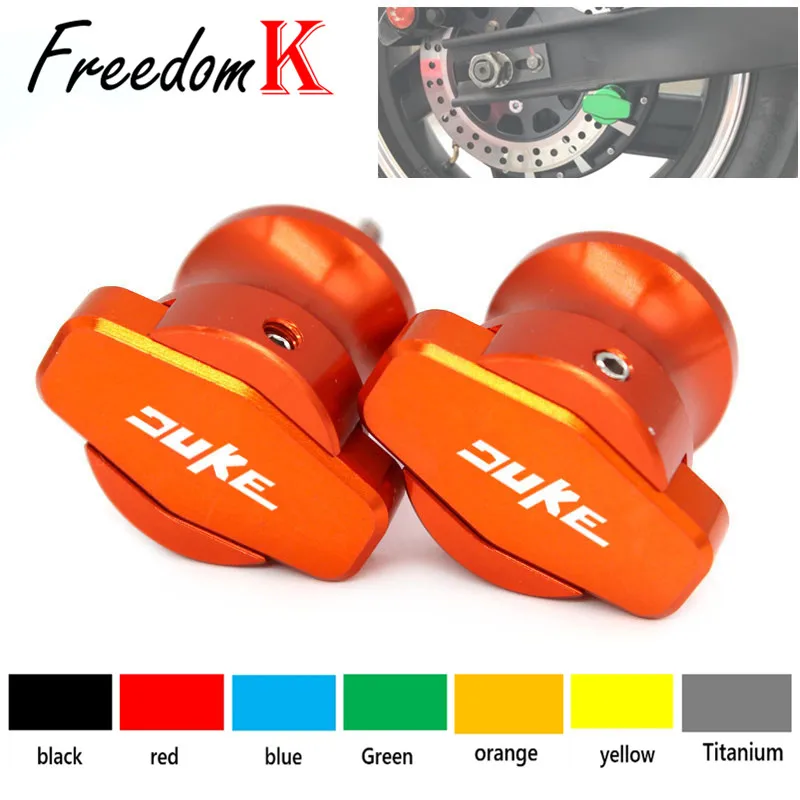 Для KTM Duke 125 200 390 690 990 790 DUKE200 DUKE390 DUKE690 Мотоцикл CNC маятник Катушки слайдер