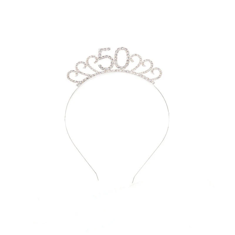 24 шт. 30/50/60th Happy Birthday Photo Booth Реквизит Маска; фотобудка 30 лет вечерние декоративная фотобудка NW06 - Цвет: 50