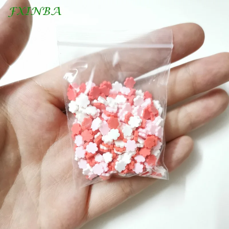 FXINBA 10 г Fimo амулеты дополнение разбрызгивает слизь наполнитель пушистая клейкая масса Игрушки слизь Поставки аксессуары глина DIY ломтики торта десерт