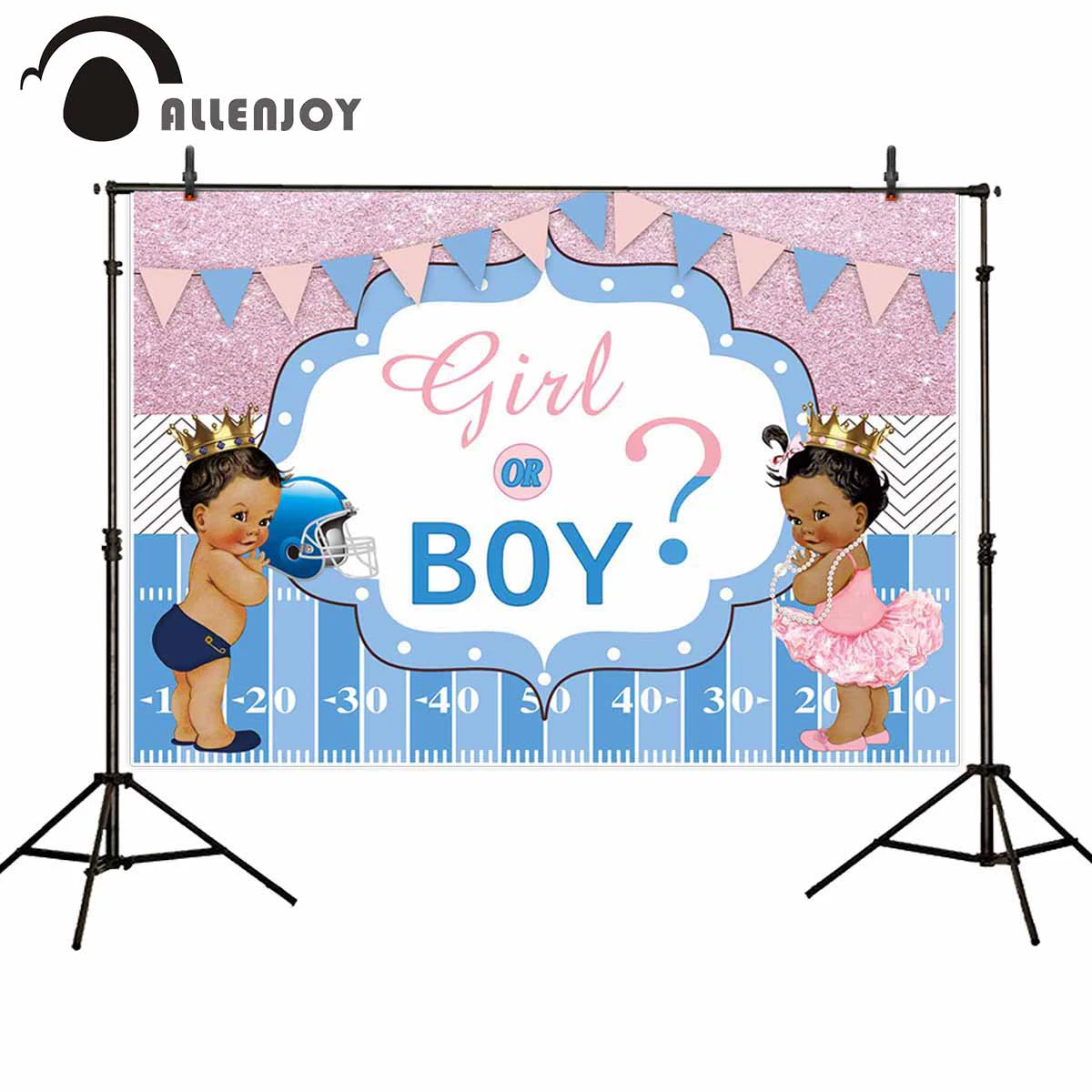 Allenjoy Корона баннер розовый девочка ребенок душ плед девушка деятельности стены