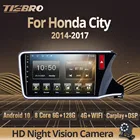 Автомагнитола Tiebro для Honda City Grace 2014, 2015, 2016, 2017, 2DIN, Android, Автомобильный мультимедийный плеер, стереоприемник, аудио для автомобилей