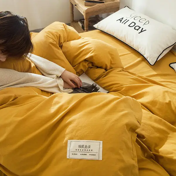 100% хлопок пододеяльник очень мягкое одеяло покрывало стирается король королева
